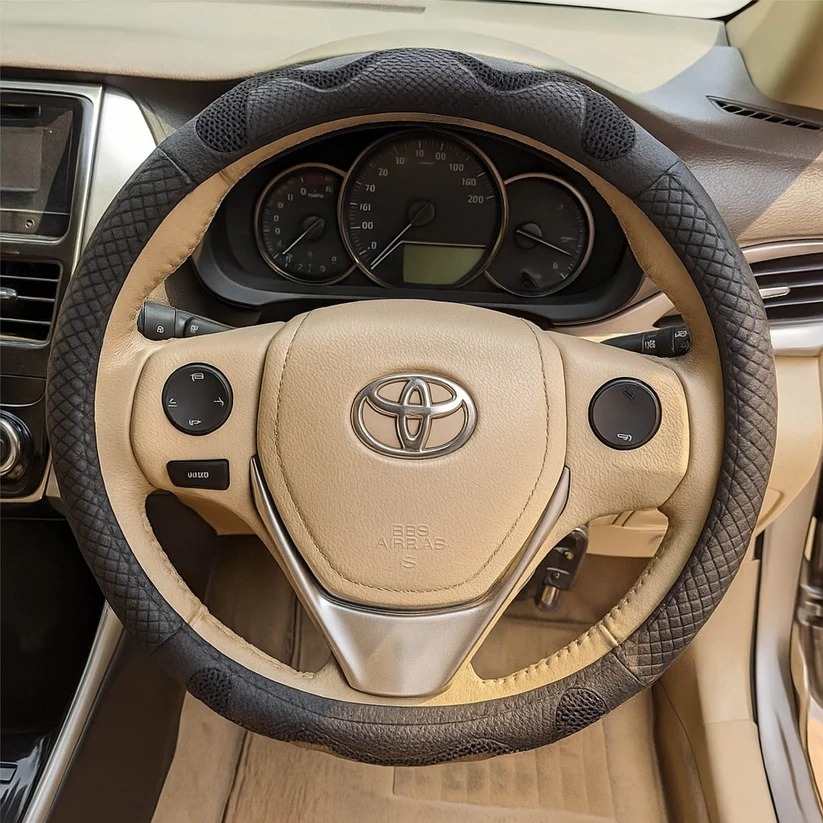 3 in 1 Car Luxury Steering Wheel Cover