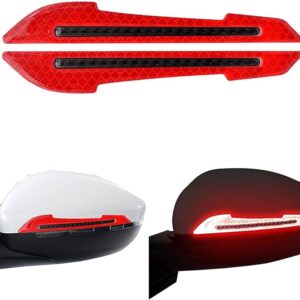 1 Pair Car Rearview Mirror Reflective Sticker