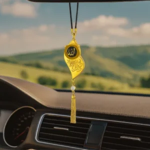 1 Pcs Allahu Hanging chain With Air Freshener