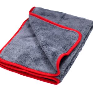 1 pcs Red border Car Microfiber Drying Towel