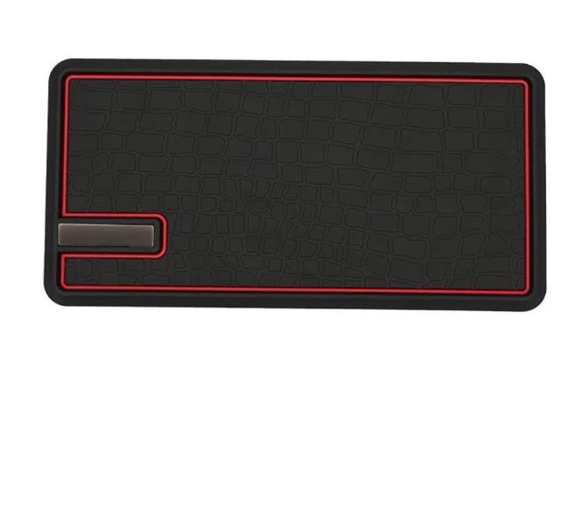 1pcs Strip Red Border Pattern Anti slip mat