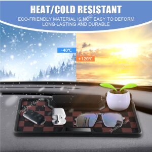 1pcs Non Slip Slide Phone Number Silicone Mat