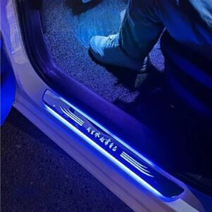 M/Y/P LED Car Door Footstep Sill Plates Door 4pcs/2pcs Set