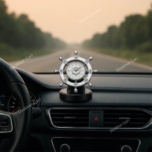 Car Air Freshener Solar Retro Ship Rotating