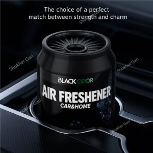 Gel Can Car Premium Quality BLACK Odor Air Freshener