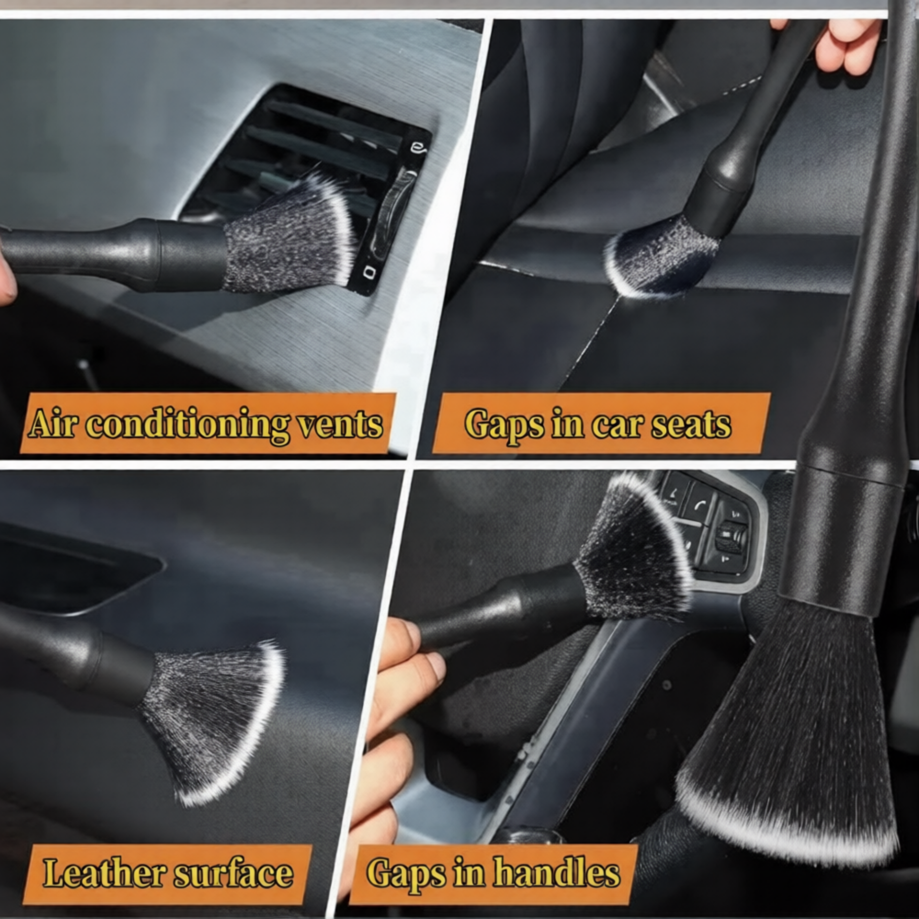 3PCS set Car Detailing Brush Set Super Soft