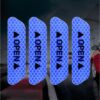 4Pcs Car Door Stickers Safety Warning Mark OPEN