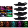 Tire Atmosphere Lamps LED Decoration Lights APP control Car Wheel Eyebrow Lamp Car Fancy Lights (Multicolor)