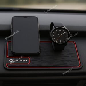 1pcs Strip Red Border Pattern Anti slip mat