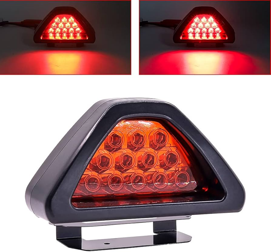 Triangular LED Brake Flashing Warning Light