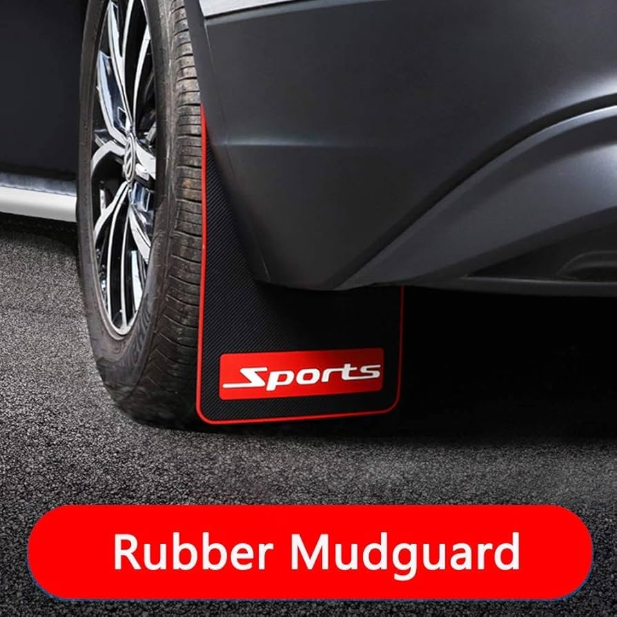 Universal Sports Fit Soft Mudguard – 4 pcs