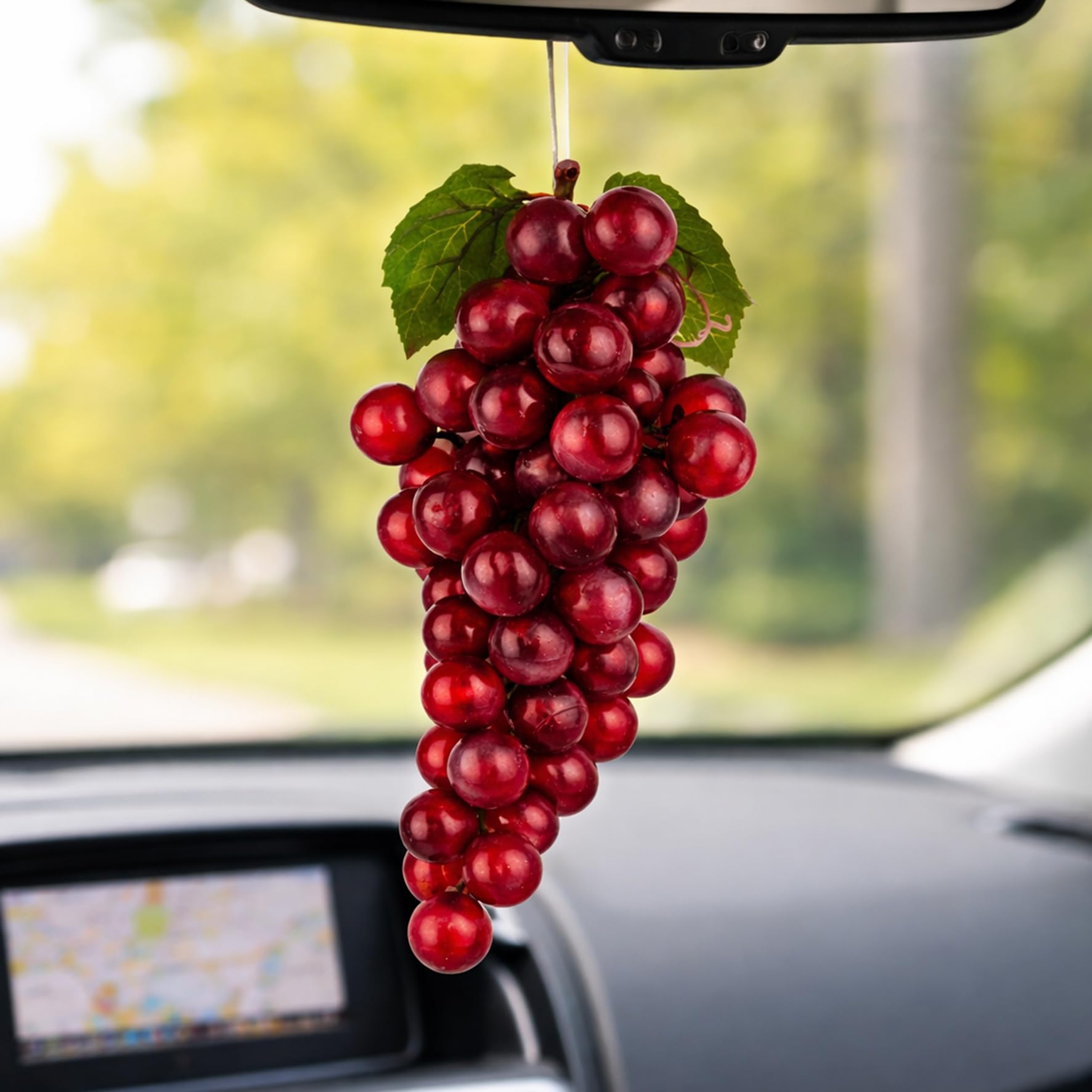 Hanging Artificial Grapes Plastic Fruit Car Decor