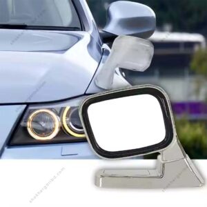 Car Bonnet Mirror Nickel Chrome Adjustable Rearvie  2 Pieces – 1 Setw Assistant