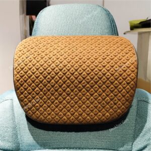 Premium Car Headrest Pillow check Style- 1 piece
