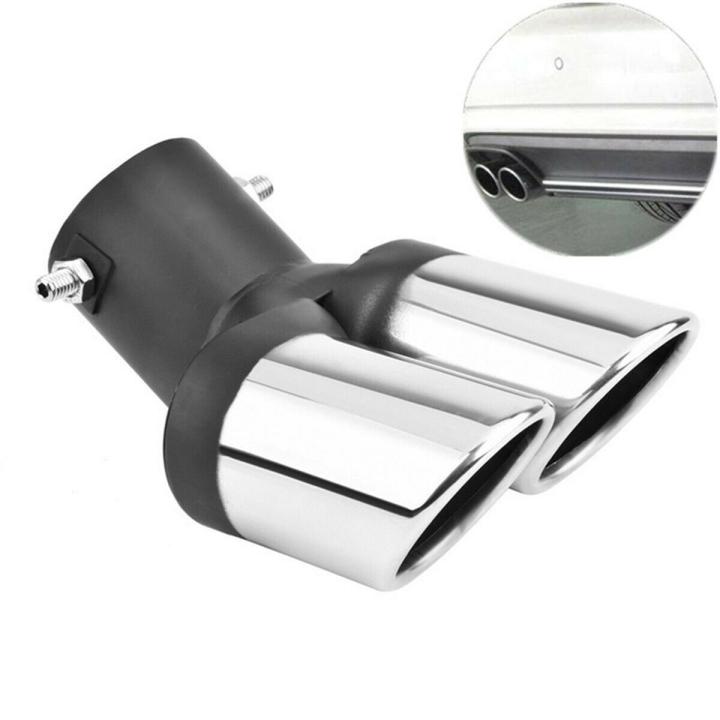 Exhaust Muffler Cap Stainless Steel 2 hole-2 (B1991Band)