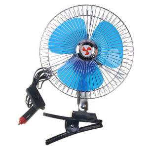 8 Inch Low Noise Clip System blue Electronic Cooling Fan 12V