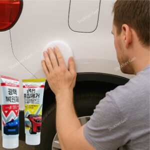 Bullsone Car Scratch Remover (Step 1) + Car Finish Polish (Step 3) 200g kit made in Korea