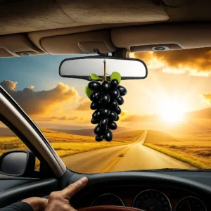 Car Hanging Artificial Round Plastic Grapes Fruit