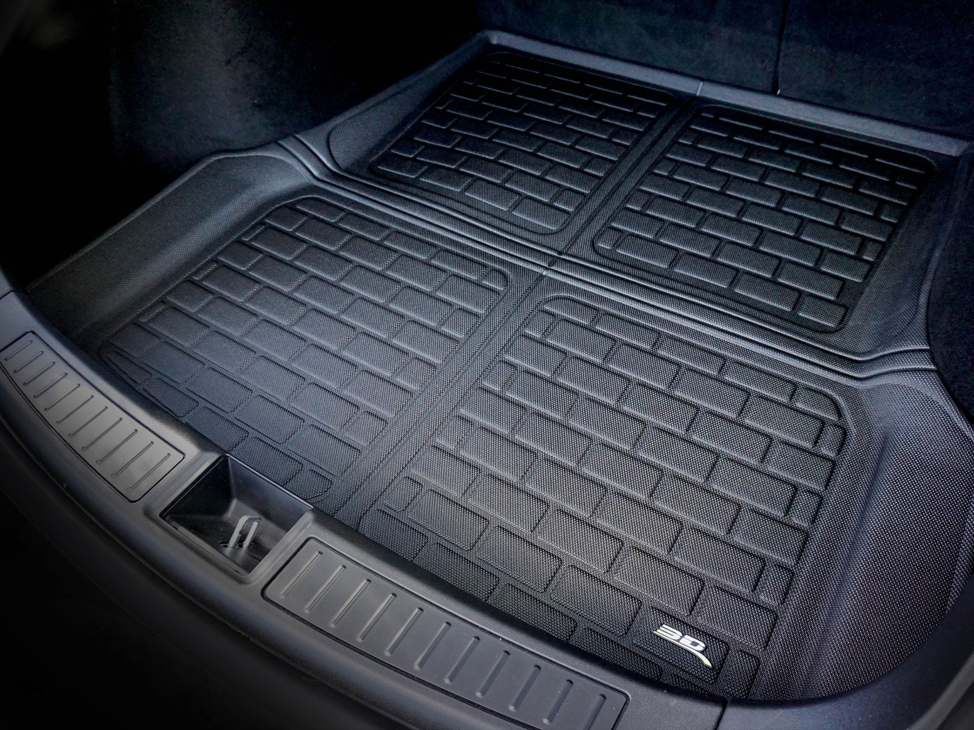 Carbon Fiber Print Back Dala Mat