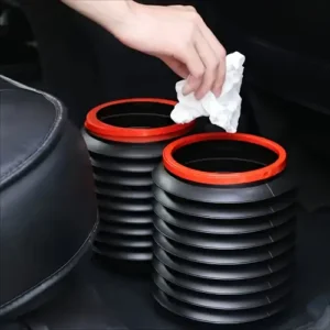 Foldable Portable space saving and hanging type car trash Bin