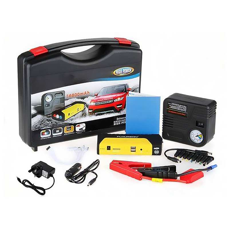 Emergency Car Battery Jump Starter With Tyre Inflator