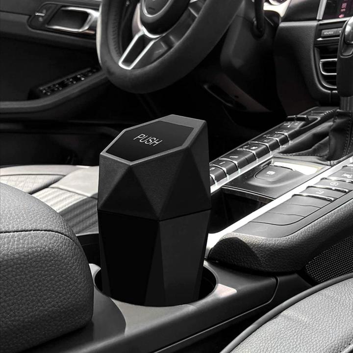 Mini Car Trash Can Portable Dustbin