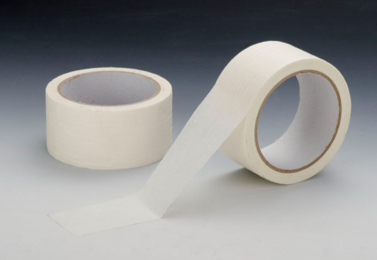 Double-sided tape on white background