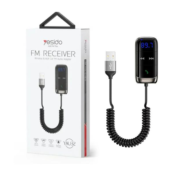 Yesido FM receiver wireless & Audio adapter