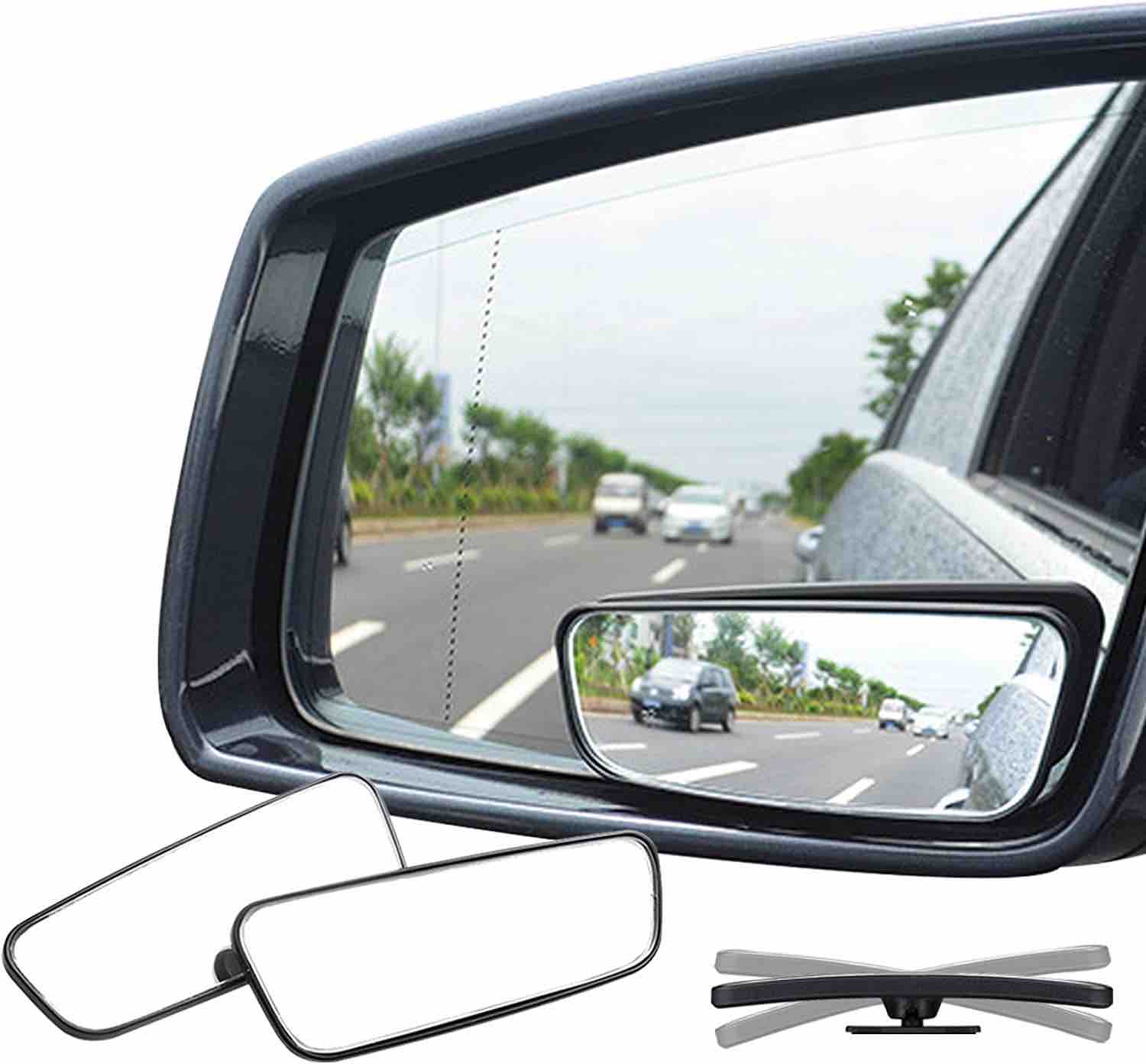 Rectangle Car Blind Spot Side Mirror