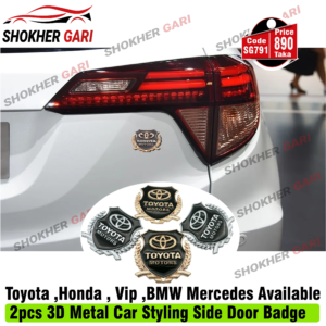 2pcs 3D Metal Car Styling Side Door Badge