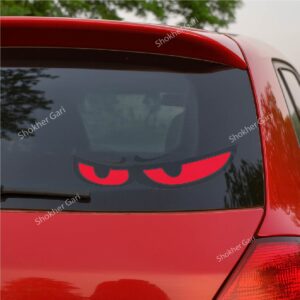 1Pcs Eyes Cartoon Car Stickers