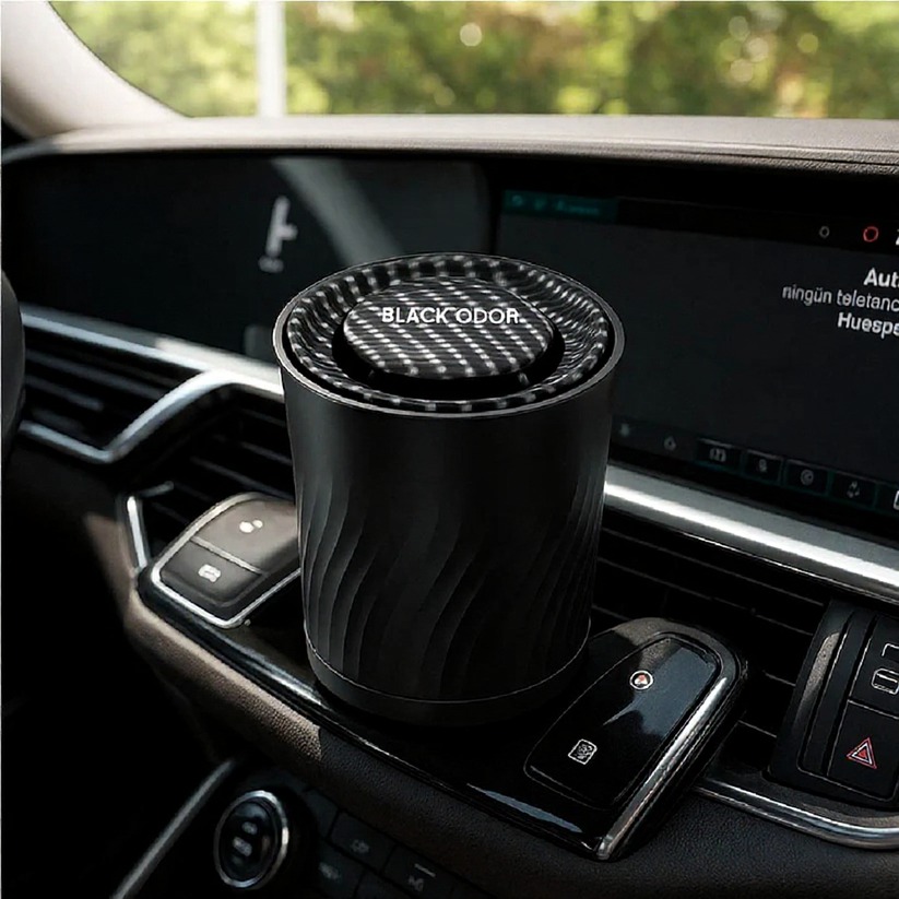 Black Oud Coffee Cup Style Air Freshener Perfume Gel