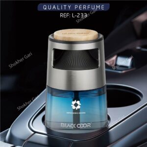 1Pcs BLACK ODOR Solid Glass Car perfume Cup Holder with Aromatherapy
