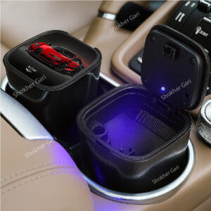 Portable Car Ashtray with LED Light-  Auto Ashtray