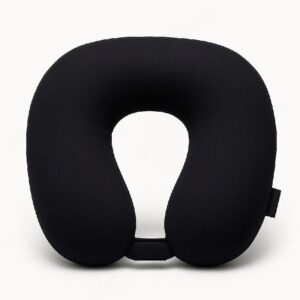 Velvet Lion Memory Foam Neck Pillow - Black