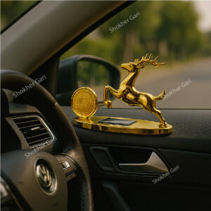 Solar Rotating Deer Showpiece With Perfume