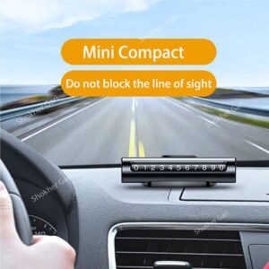 1pcs Metal Roller Type Car Parking Number