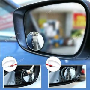 2 Pcs Frameless Round  Blind spot mirror