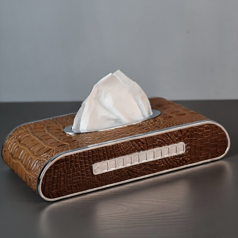 Crocodile Car Tissue Box with Number Plate
