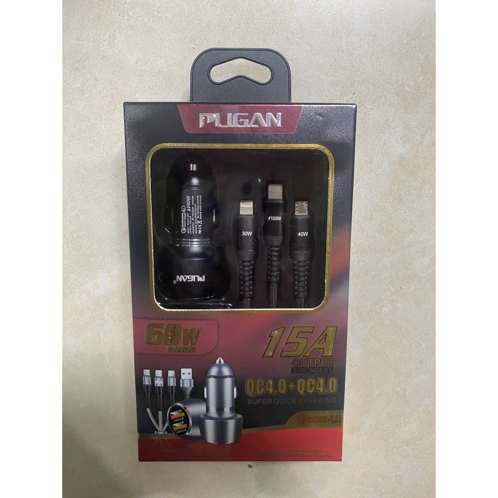 60W 15A Car Fast Charger TK